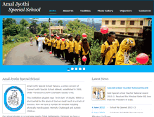 Tablet Screenshot of amaljyothispecialschool.com